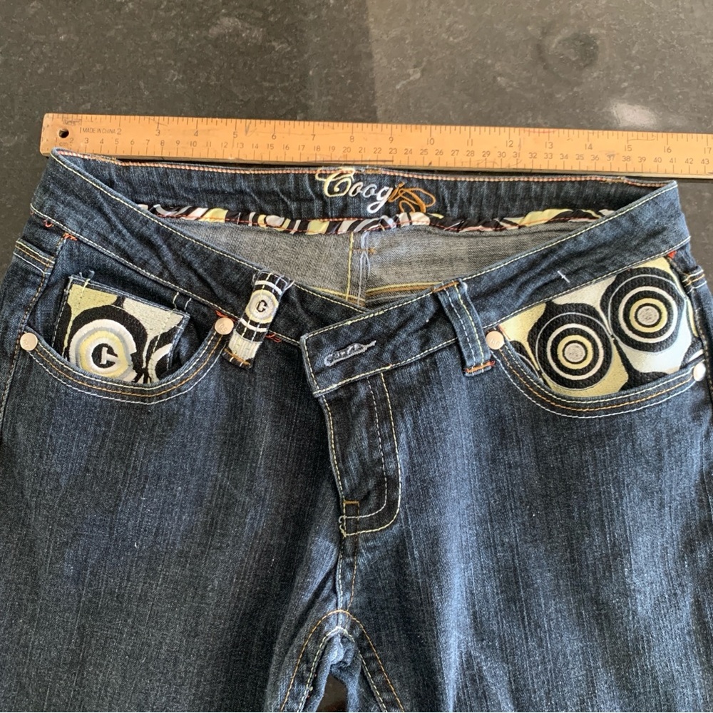 Vintage Coogi Dark Wash Women’s Embroidered Jeans Size 13/14 - Picture 16 of 16